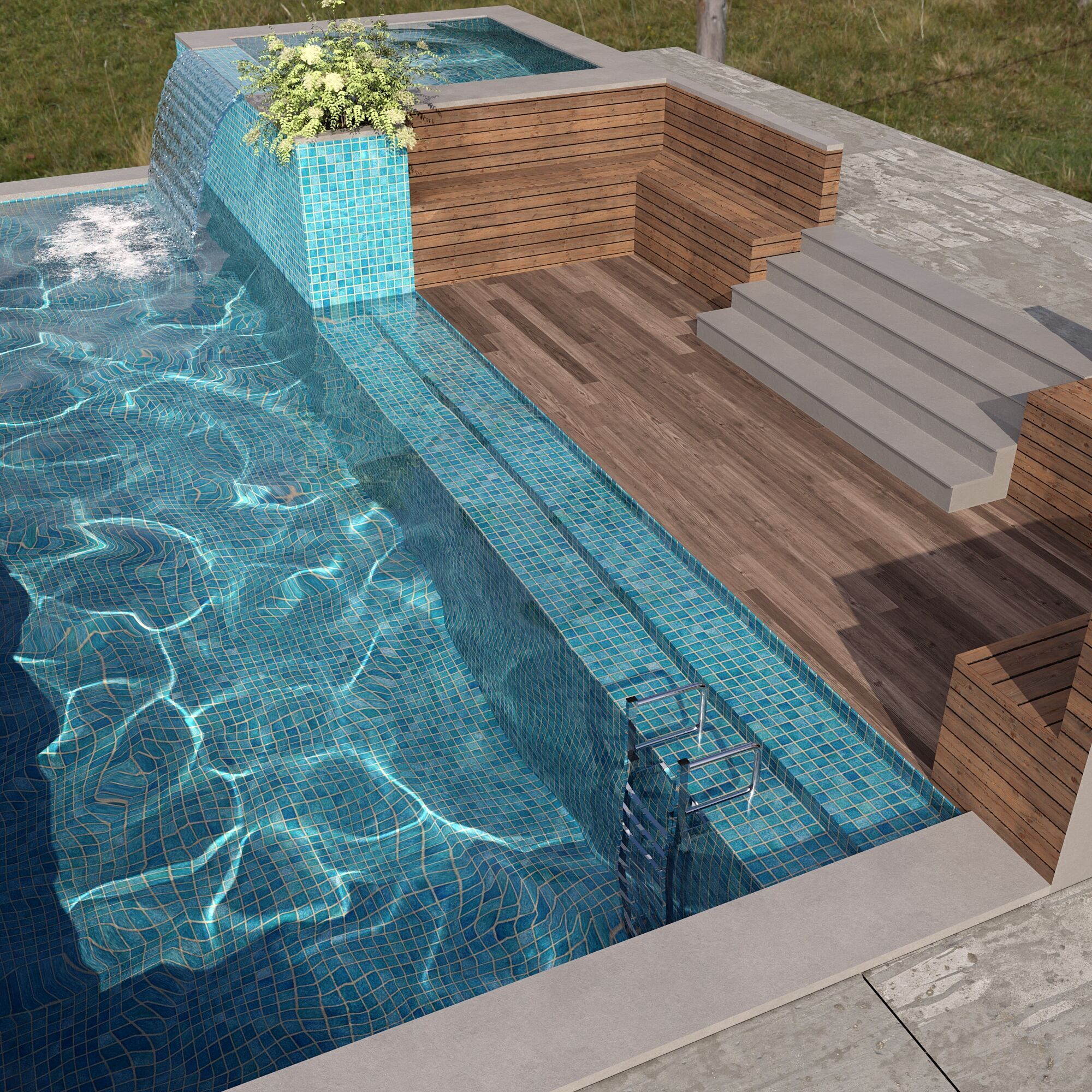 SWIMMING POOL NO66 A 3D model_3