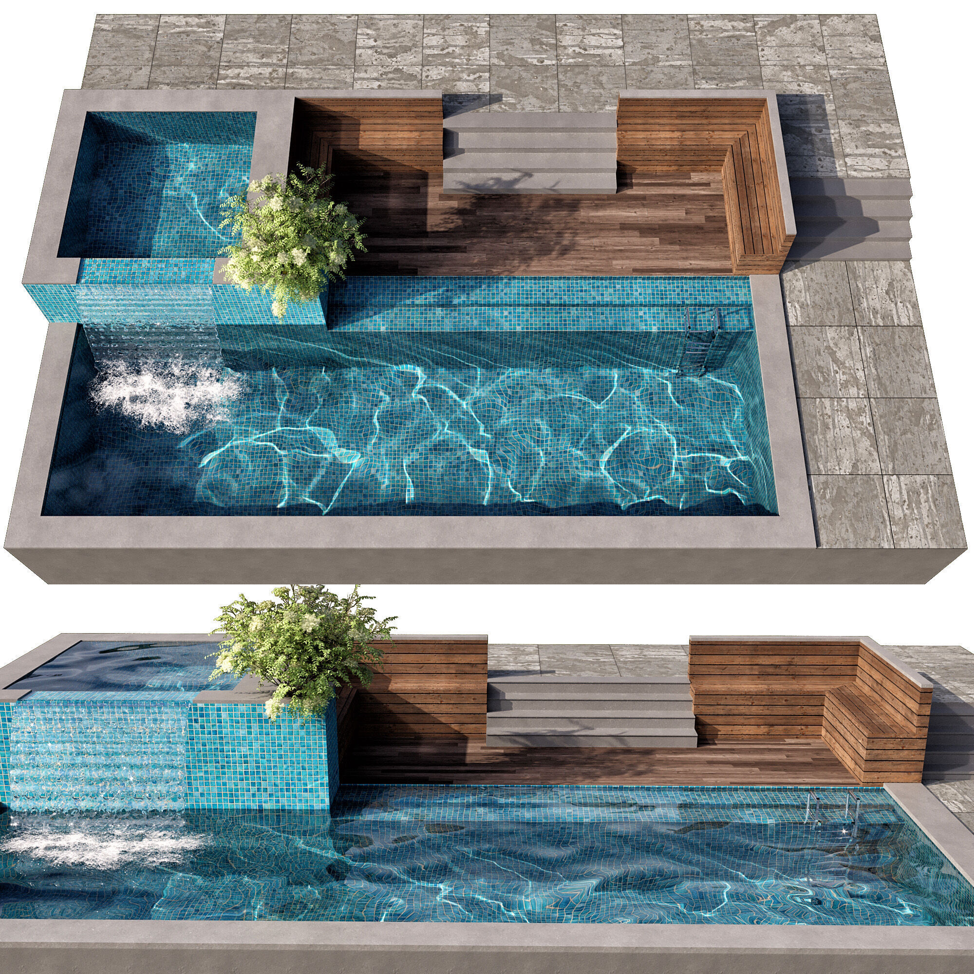 SWIMMING POOL NO66 A 3D model_1