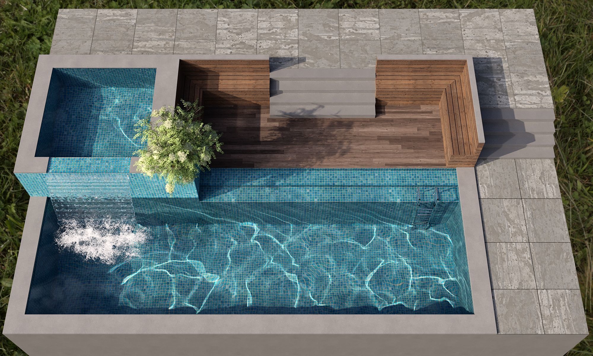 SWIMMING POOL NO66 A 3D model_2