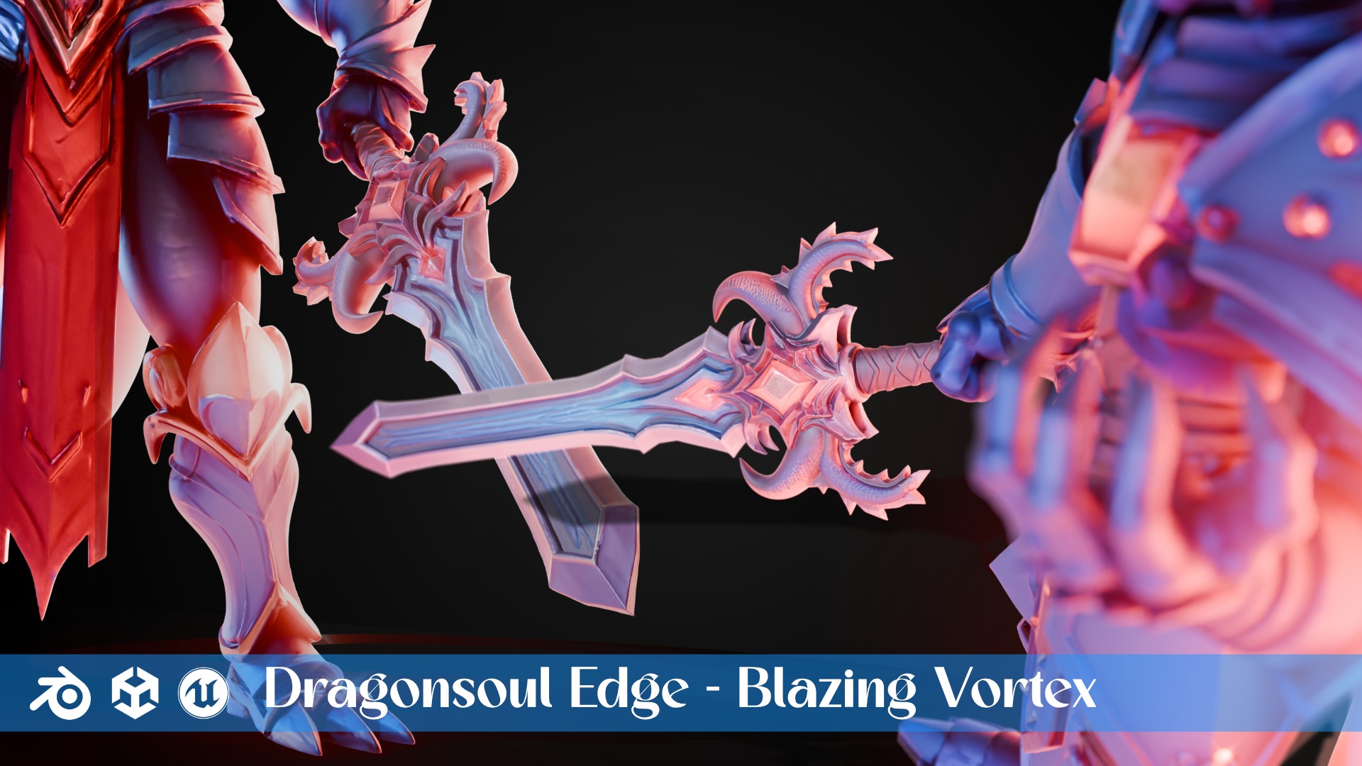 Stylized Sword - Dragonsoul Edge Pack 3D Model Collection_10