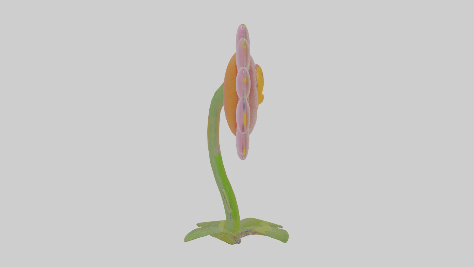 Cartoon Flower Low-poly 3D model_21