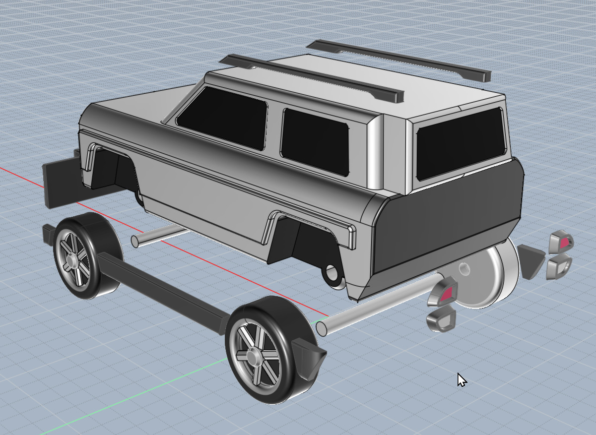 3d printable robust vehicle concept 3D print model_8