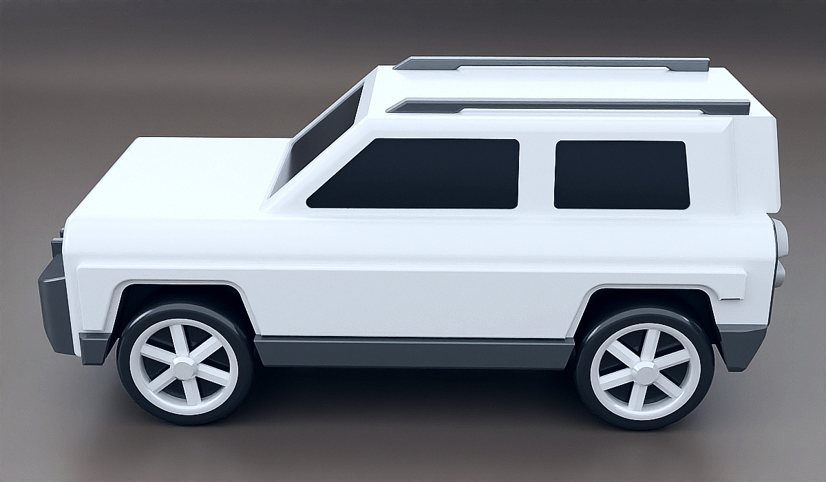 3d printable robust vehicle concept 3D print model_3