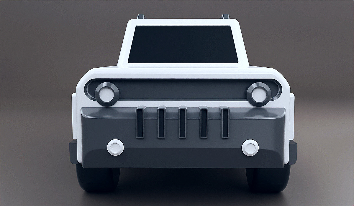 3d printable robust vehicle concept 3D print model_4