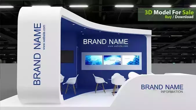 3d Exhibition 3D model 3d Exhibition 3D model