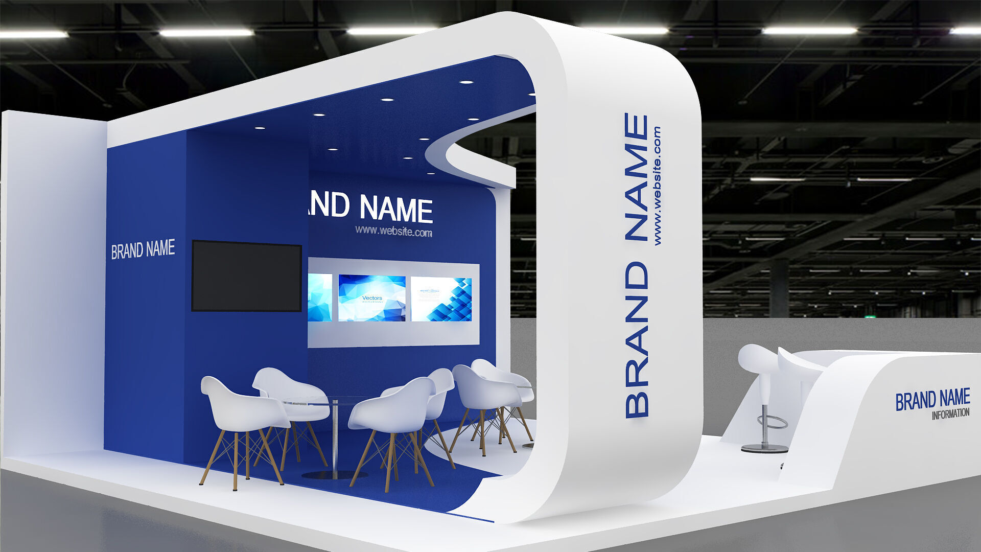 3d Exhibition 3D model_4