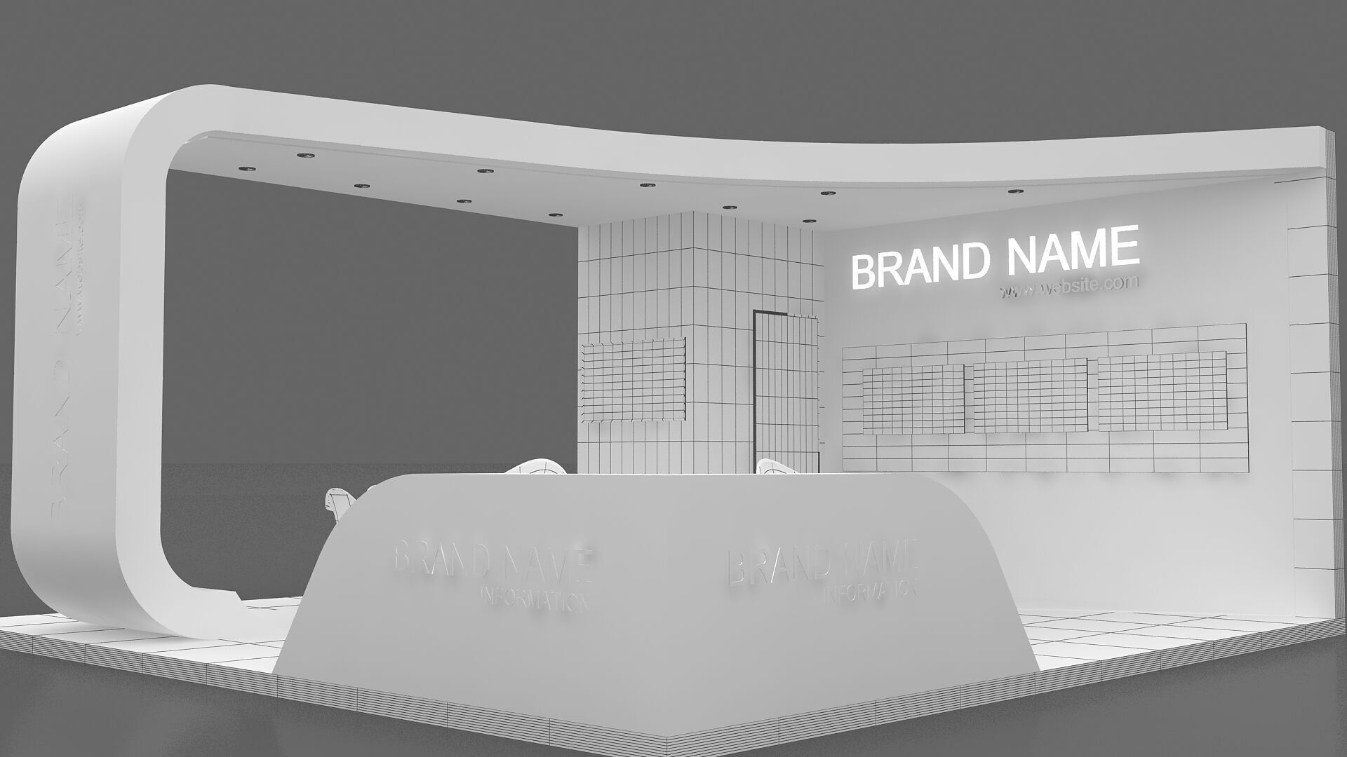 3d Exhibition 3D model_8