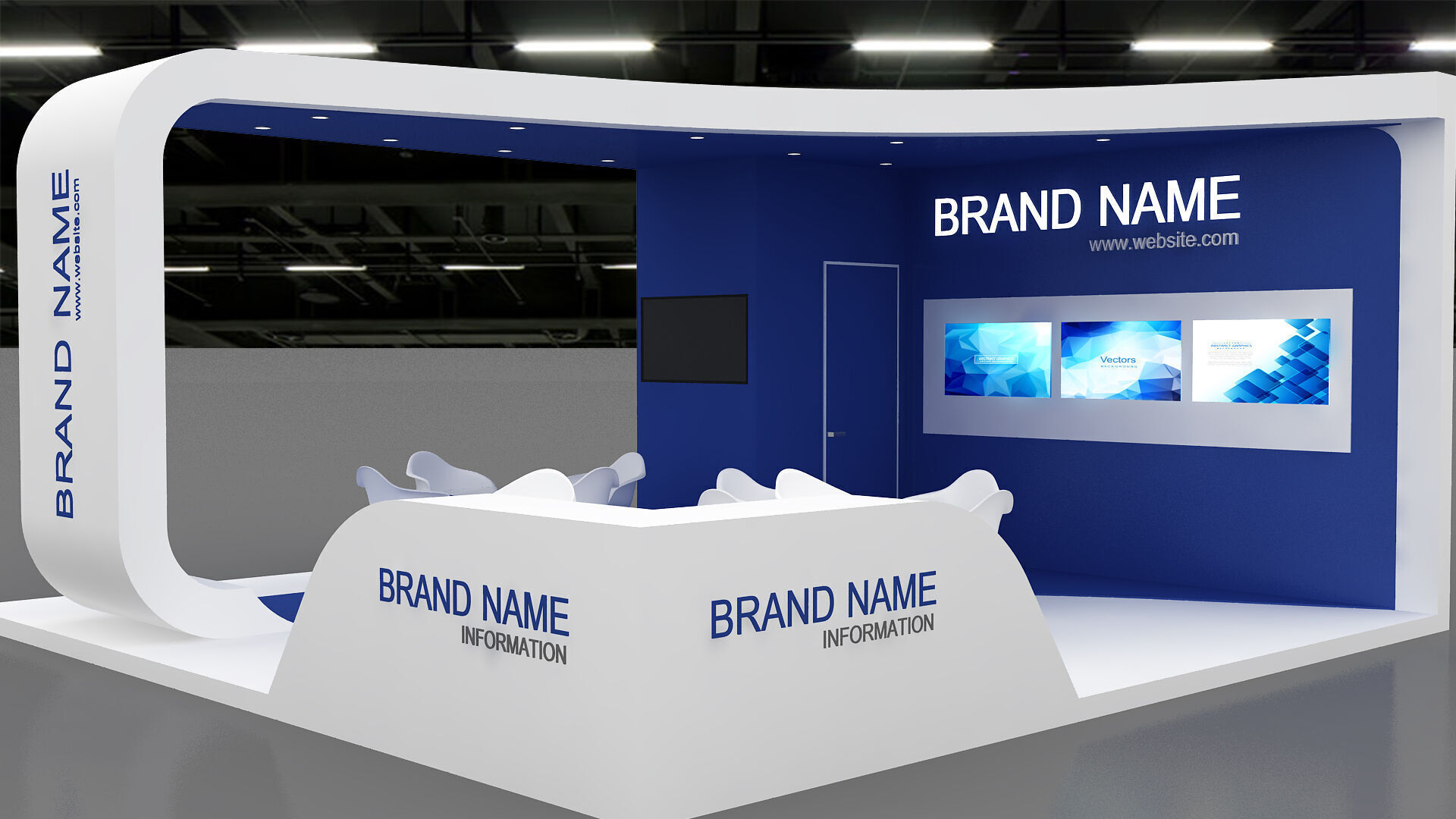 3d Exhibition 3D model_2