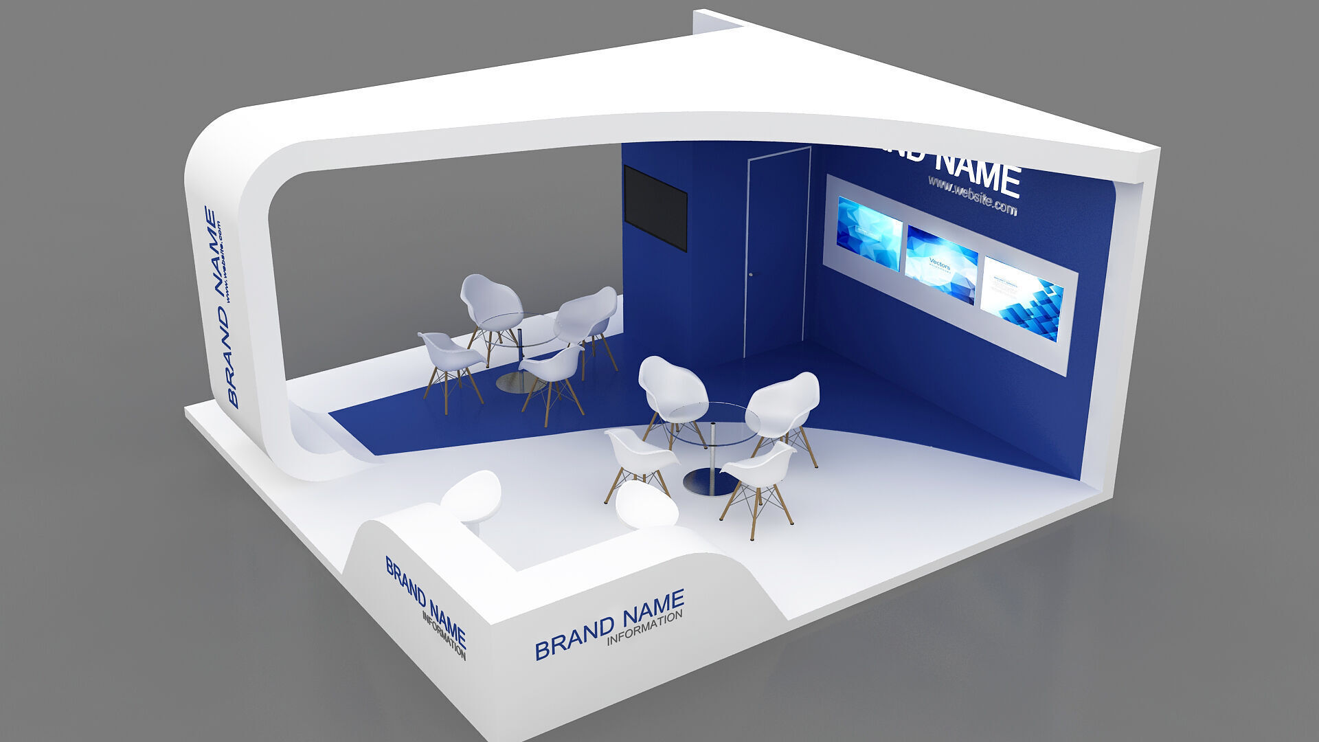 3d Exhibition 3D model_6