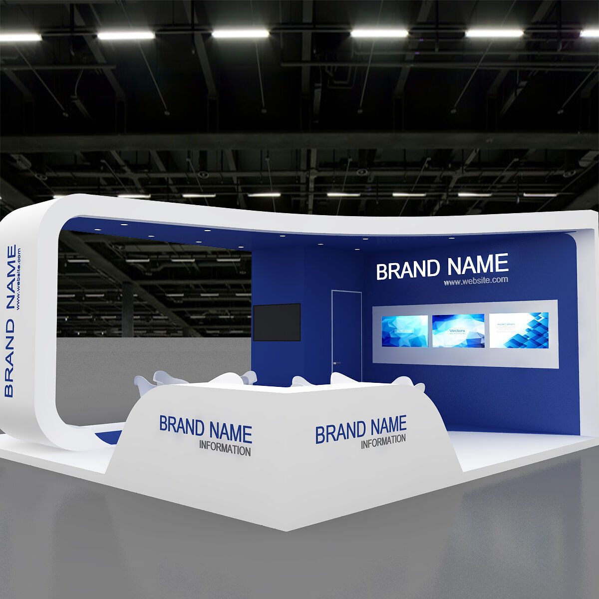 3d Exhibition 3D model_7