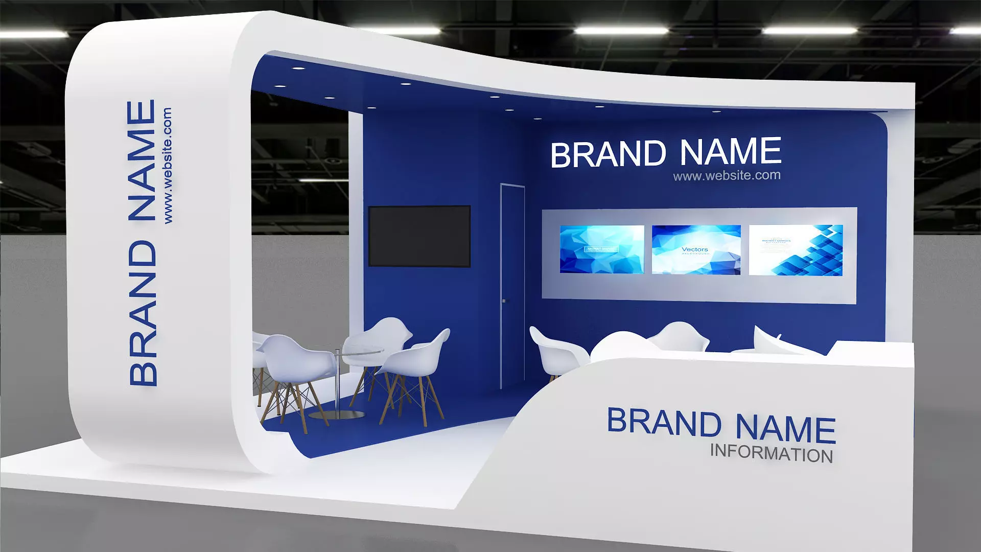 3d Exhibition 3D model_1