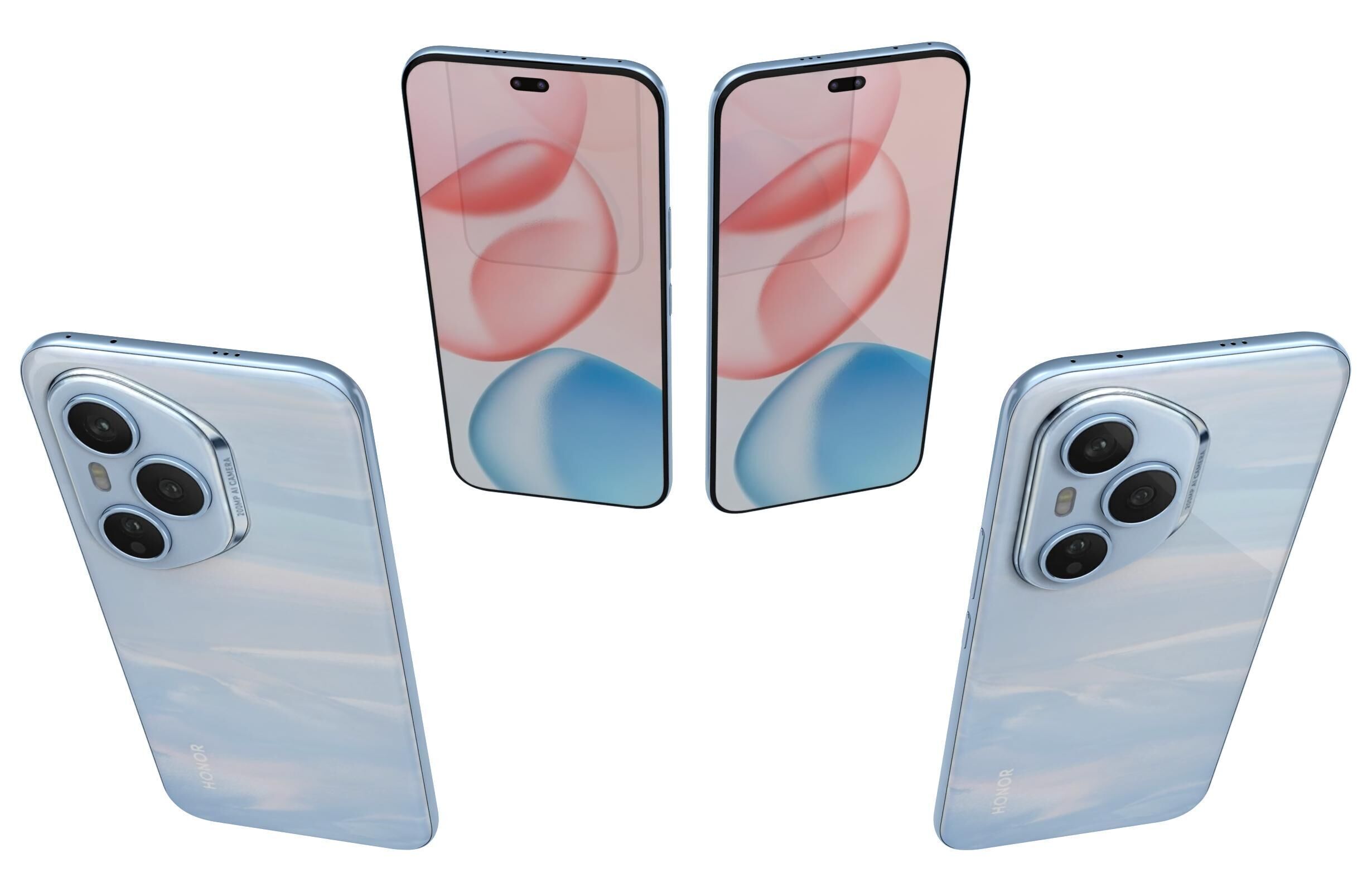 HONOR 400 Pro All Colors 3D model_5