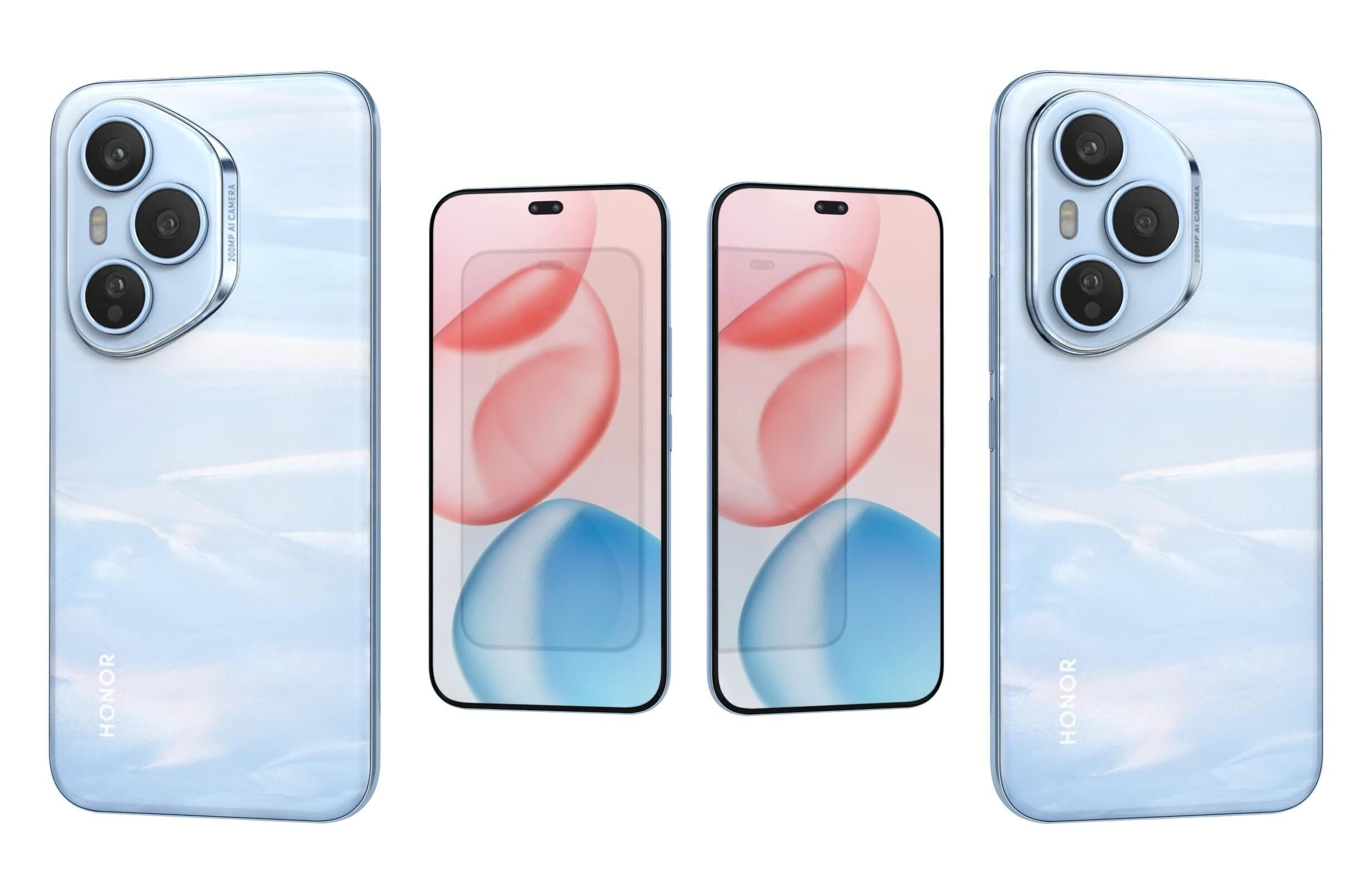 HONOR 400 Pro All Colors 3D model_4