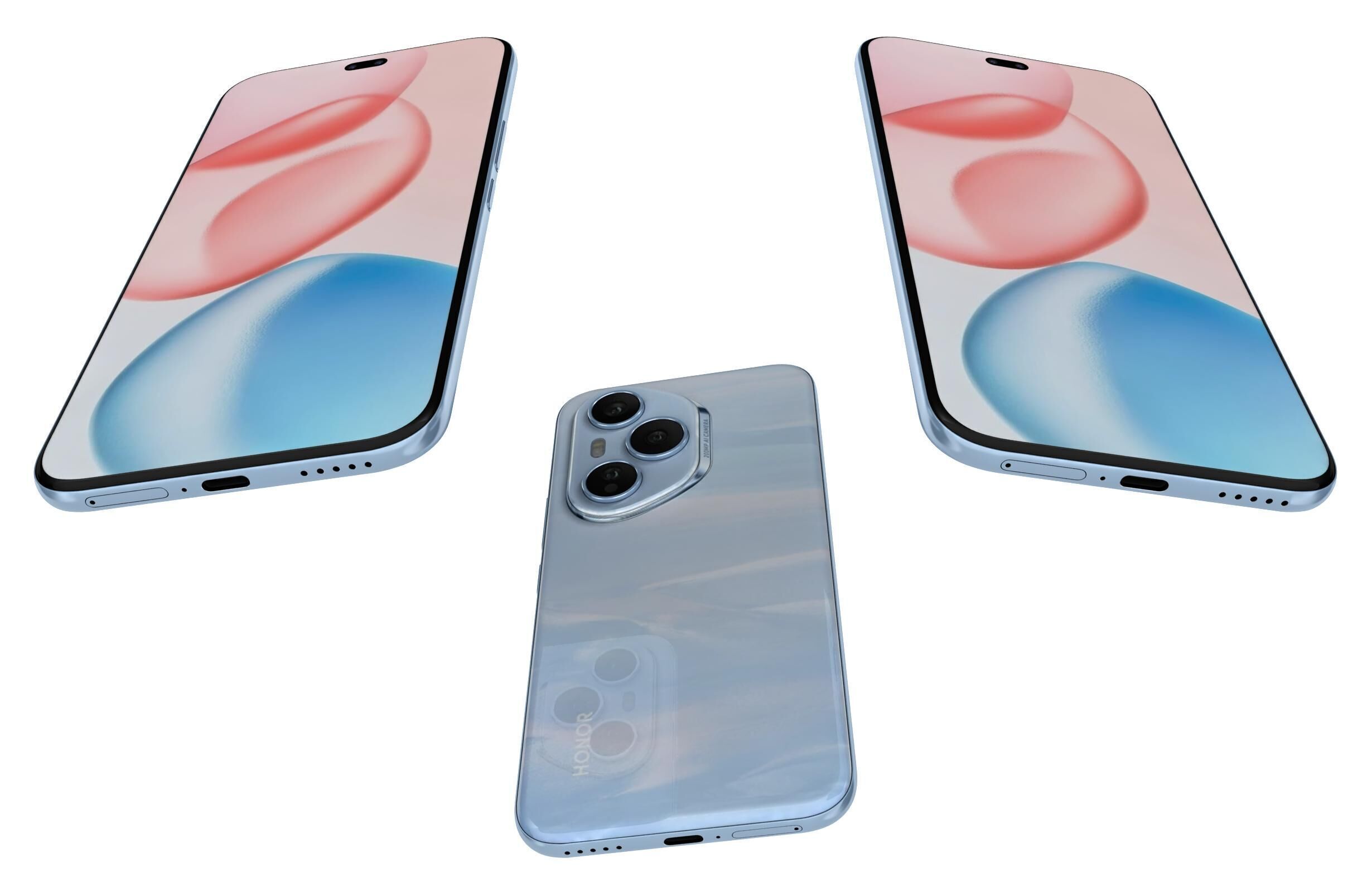 HONOR 400 Pro All Colors 3D model_3