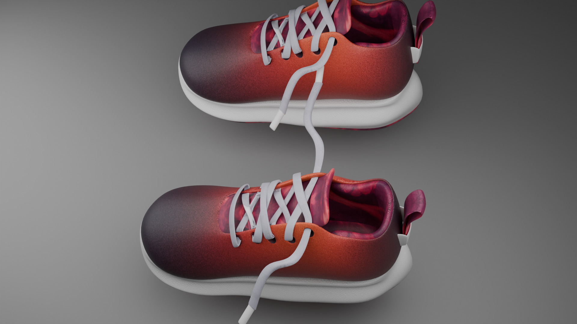 Kiddo Blaze Sneakers Low-poly 3D model_10