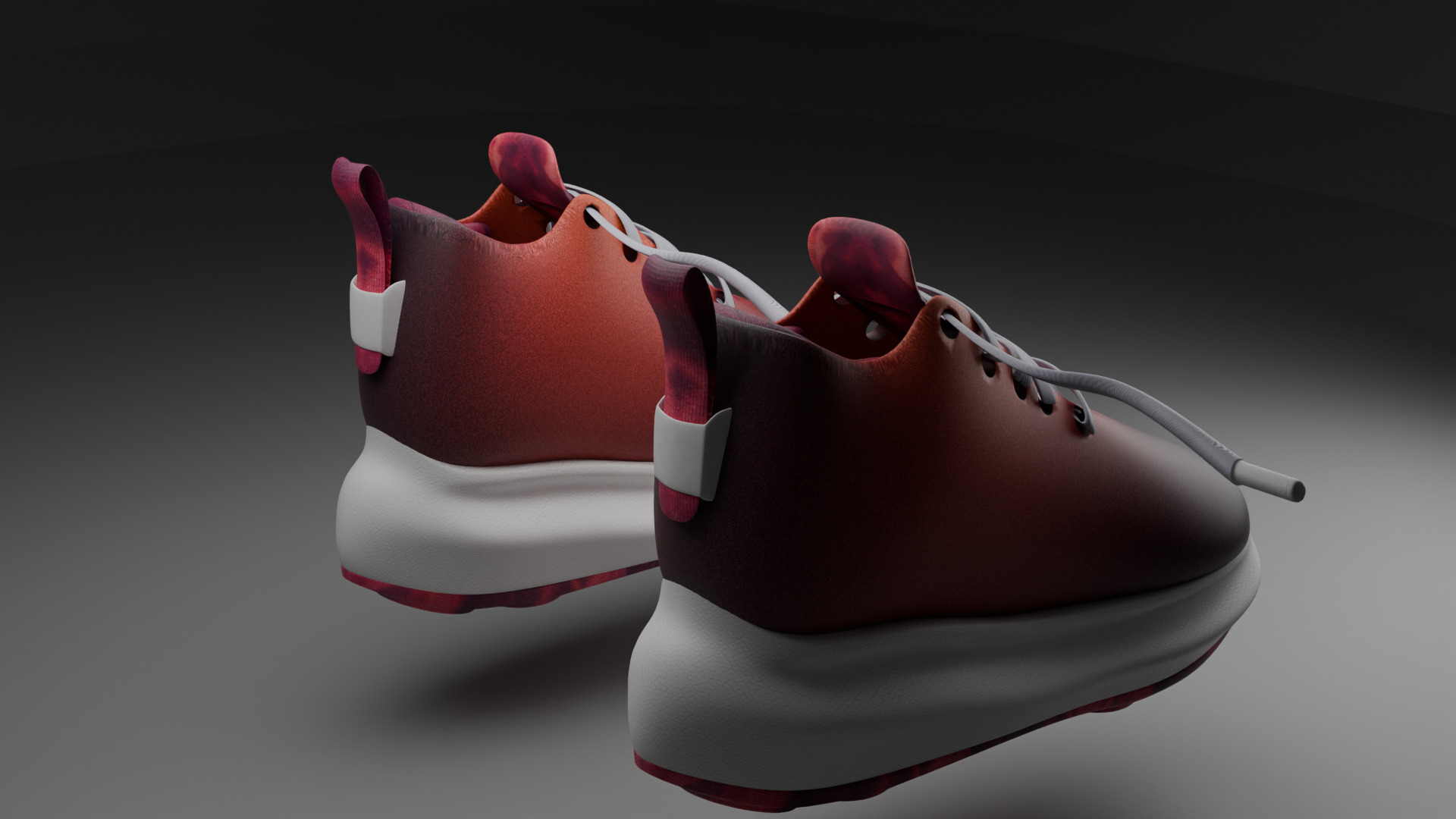Kiddo Blaze Sneakers Low-poly 3D model_3