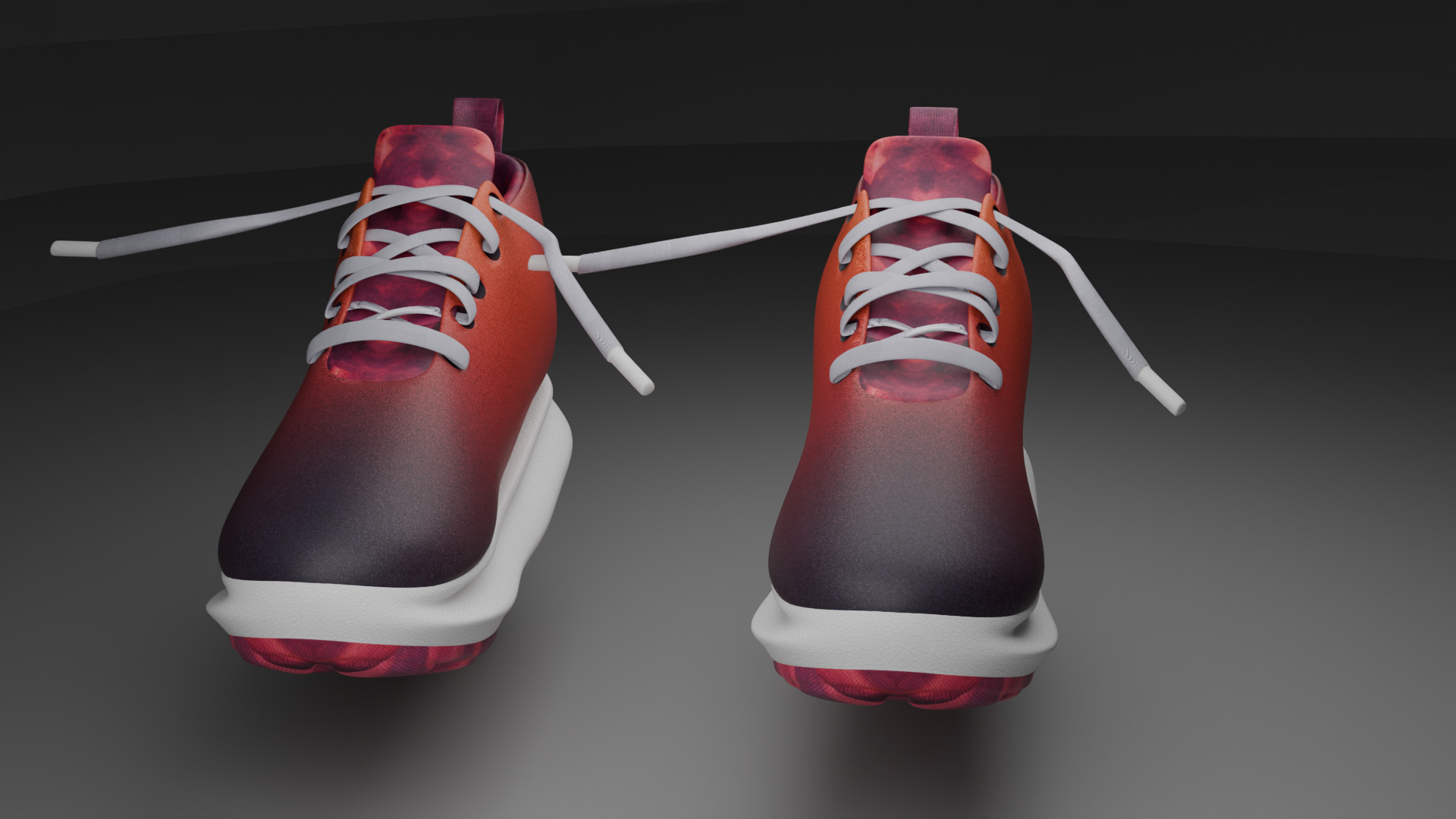 Kiddo Blaze Sneakers Low-poly 3D model_7