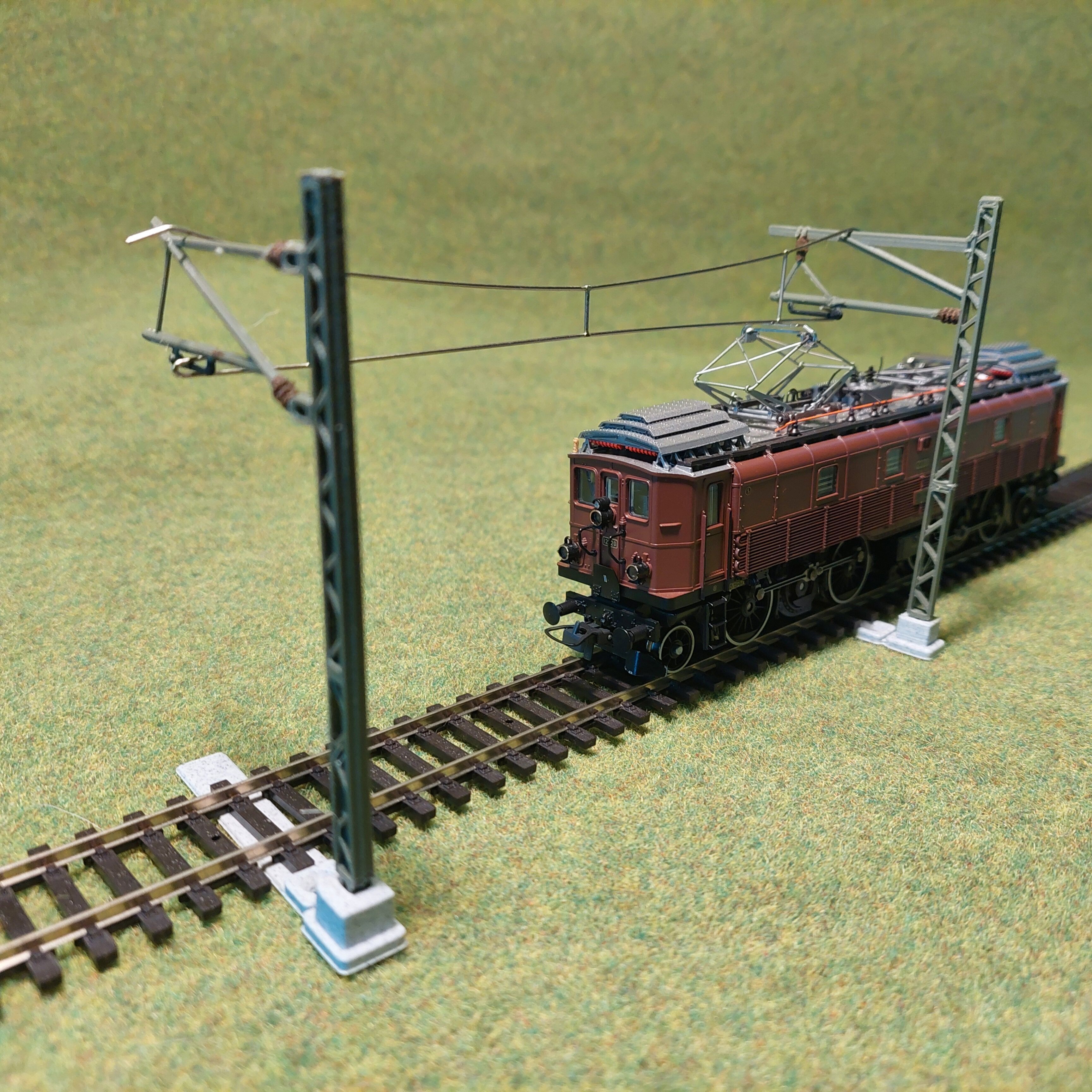 H0 scale Catenery Poles Set Type A1 to A8 - FDM 3D print model_4
