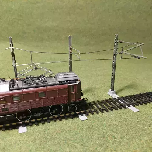 H0 scale Catenery Poles Set Type A1 to A8 - FDM 3D print model