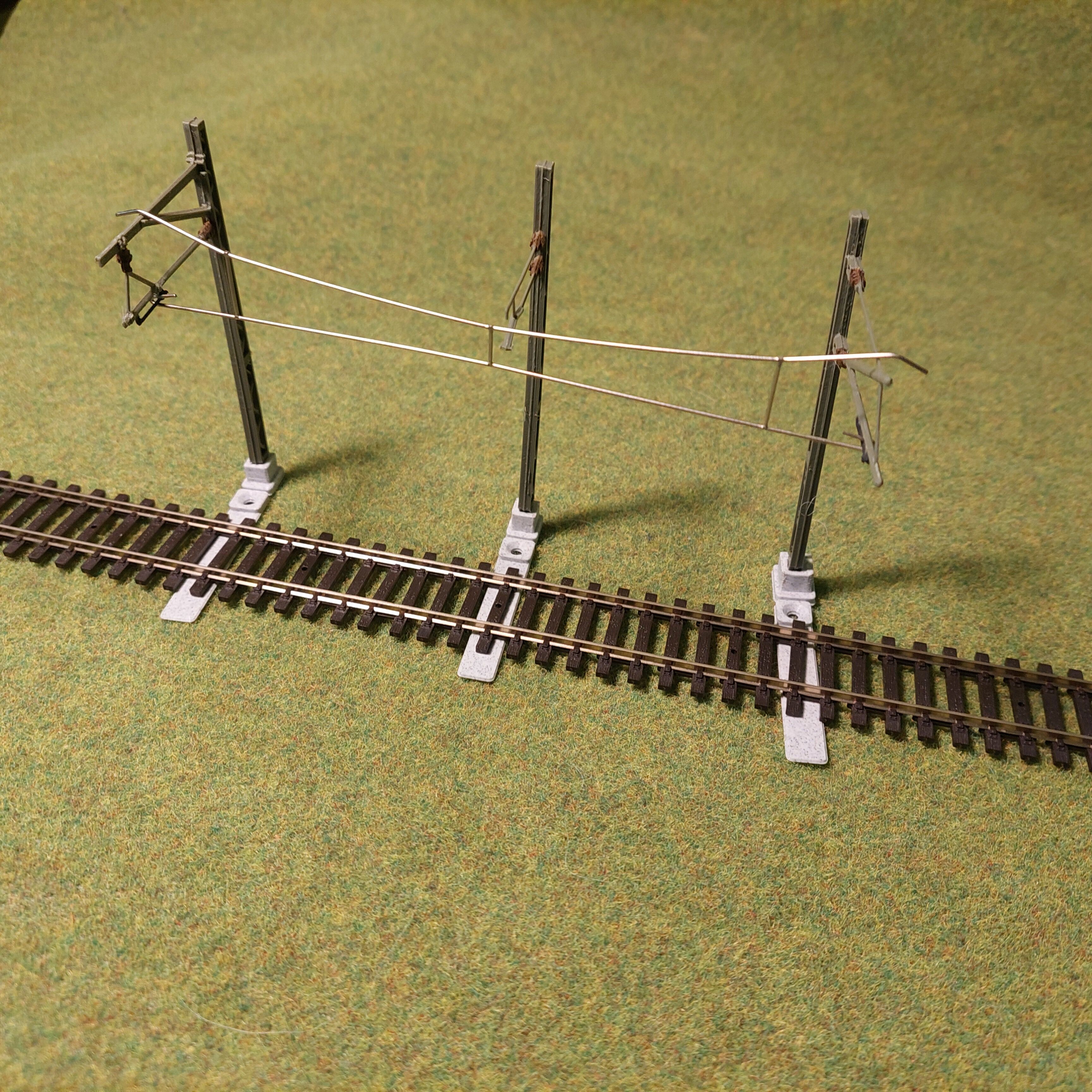 H0 scale Catenery Poles Set Type A1 to A8 - FDM 3D print model_6