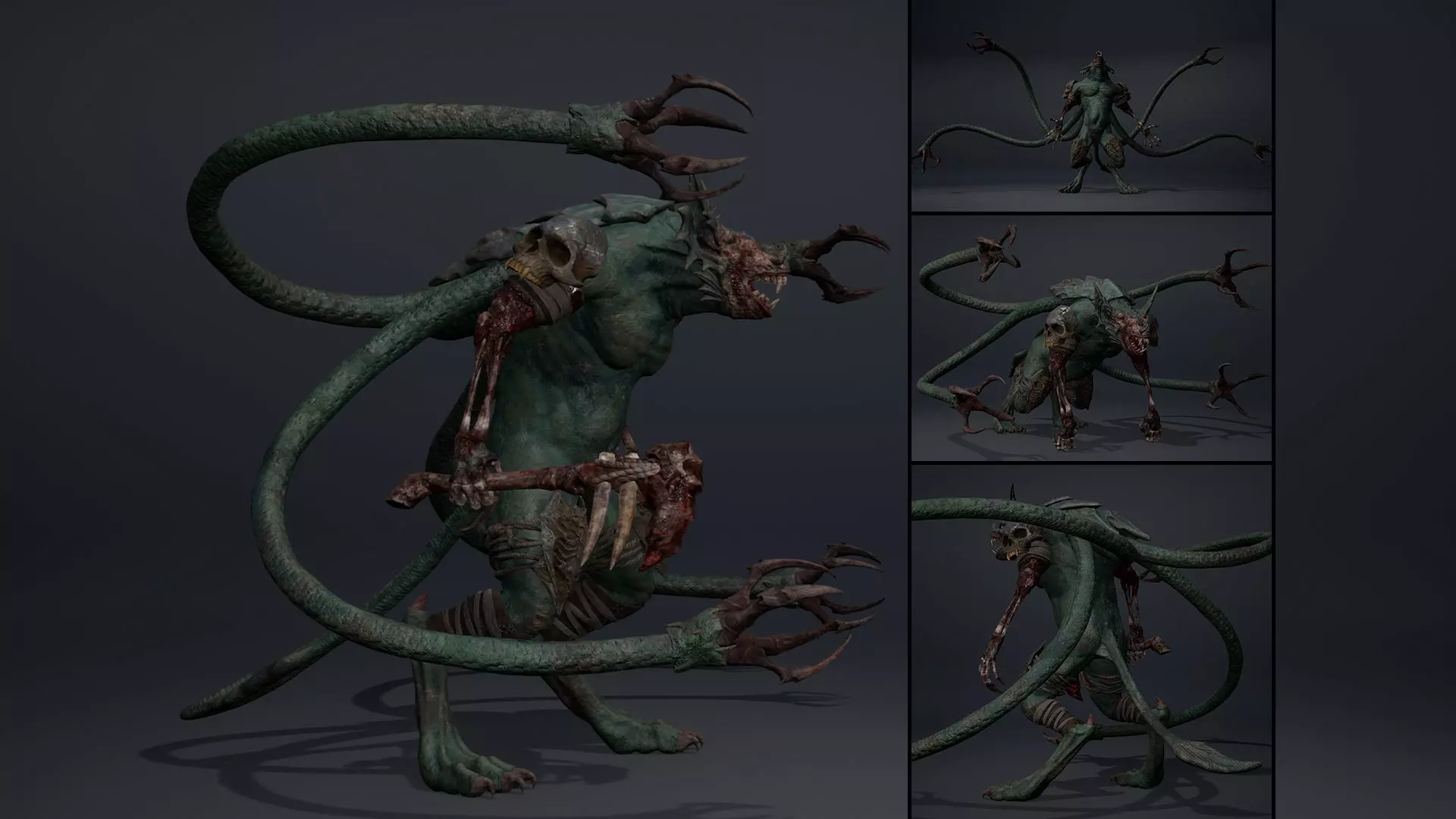 Emberclaw Damaged Brutal Low-poly 3D model