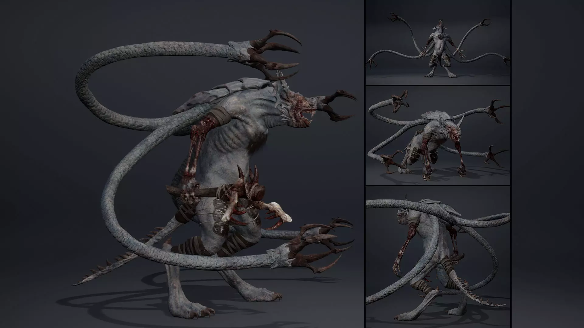 Emberclaw Damaged Low-poly 3D model
