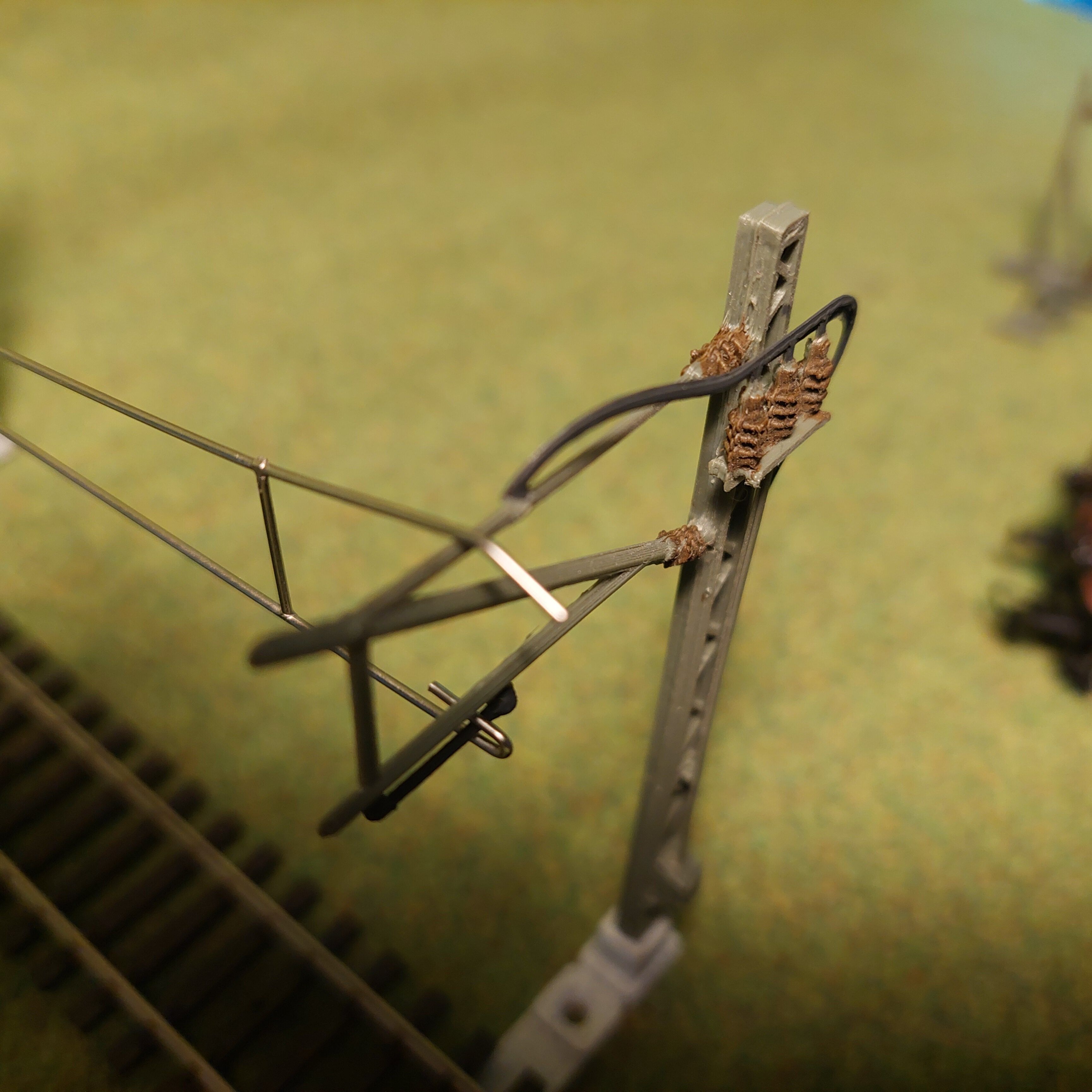 H0 scale Catenery Power Pole Type A11 - FDM 3D print model_2