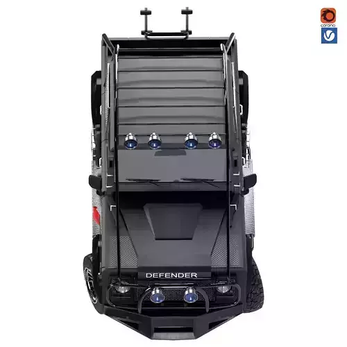 defender aff road 3D model