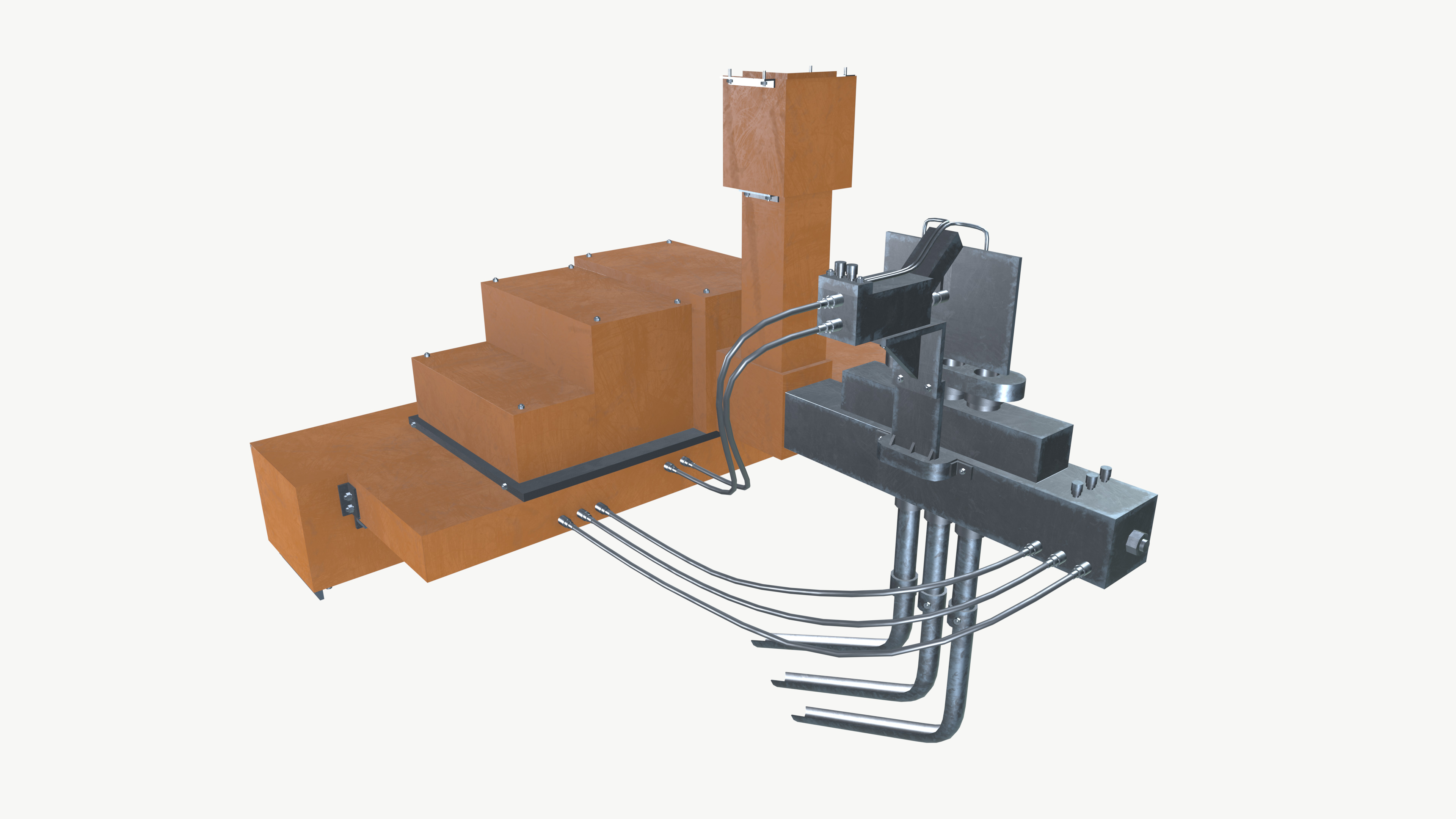 Gob Shooting Machine 3D model_6