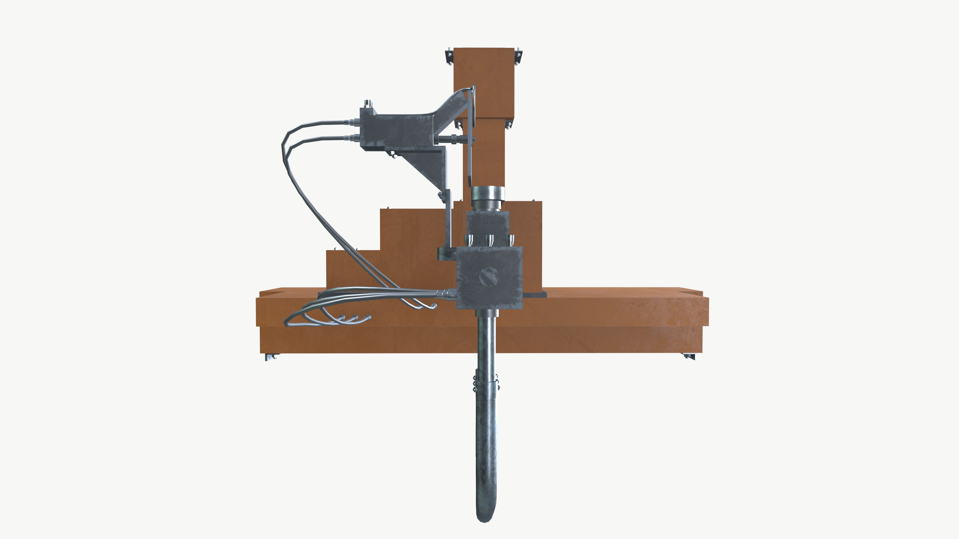 Gob Shooting Machine 3D model_2