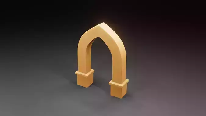 Sharp Gothic Arch 3D model