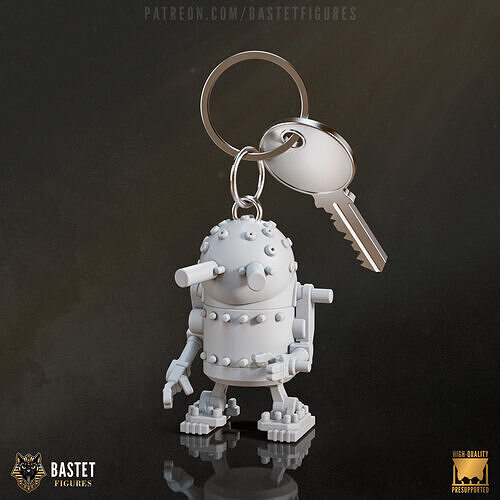 2B Keychain I NieR Automata 3D print model