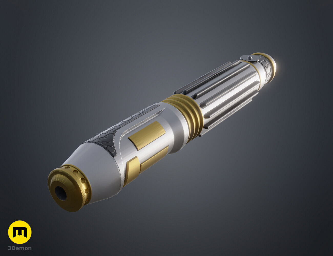 Mace Windu Lighsaber 3D print model_5