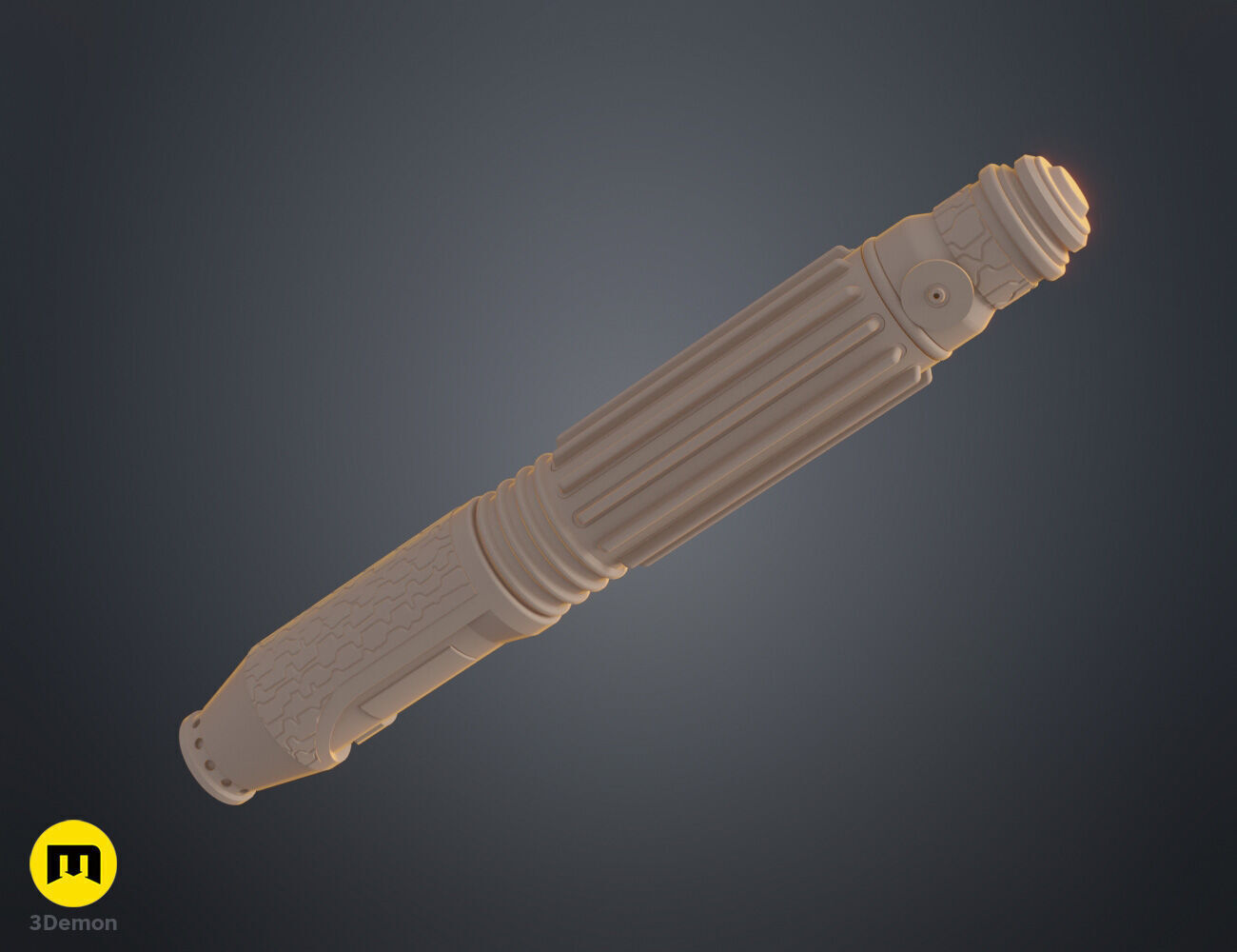 Mace Windu Lighsaber 3D print model_9