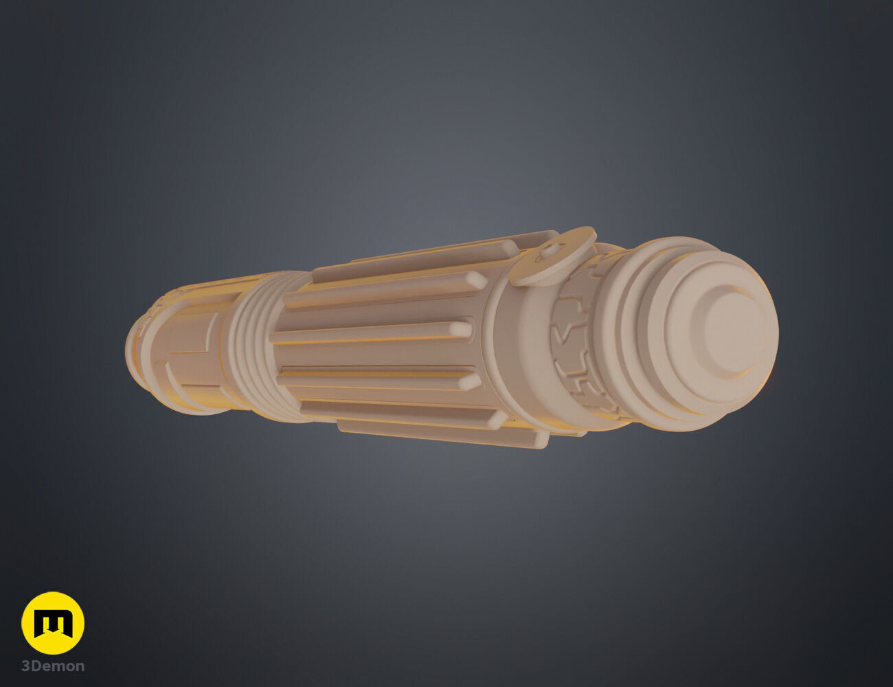 Mace Windu Lighsaber 3D print model_8