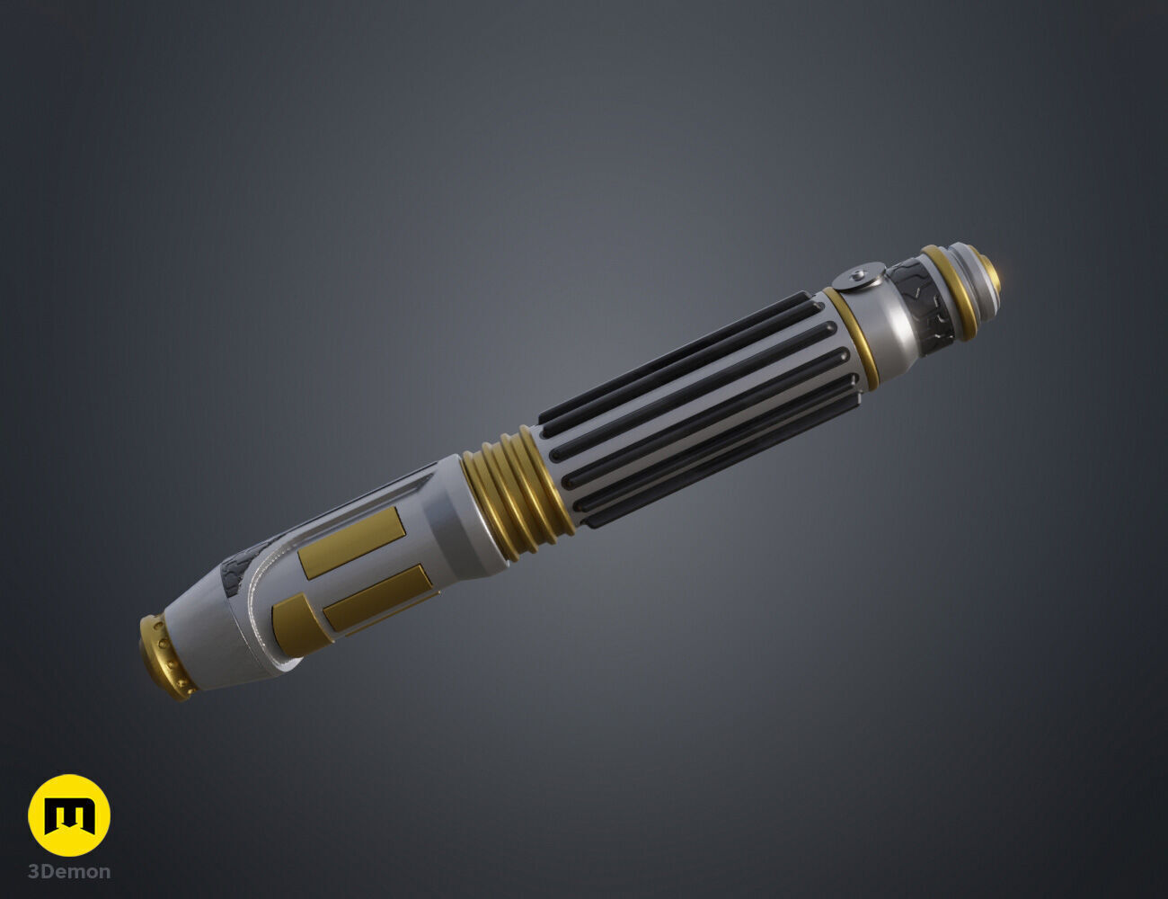 Mace Windu Lighsaber 3D print model_6