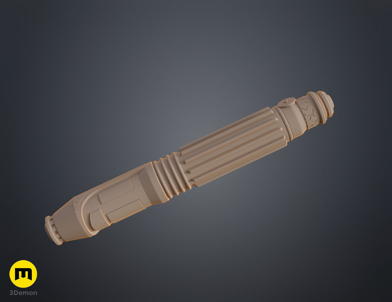 Mace Windu Lighsaber 3D print model_10
