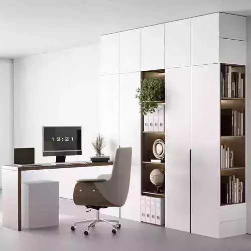 Home Office and Cabinet Furniture - office furniture 31 3D model