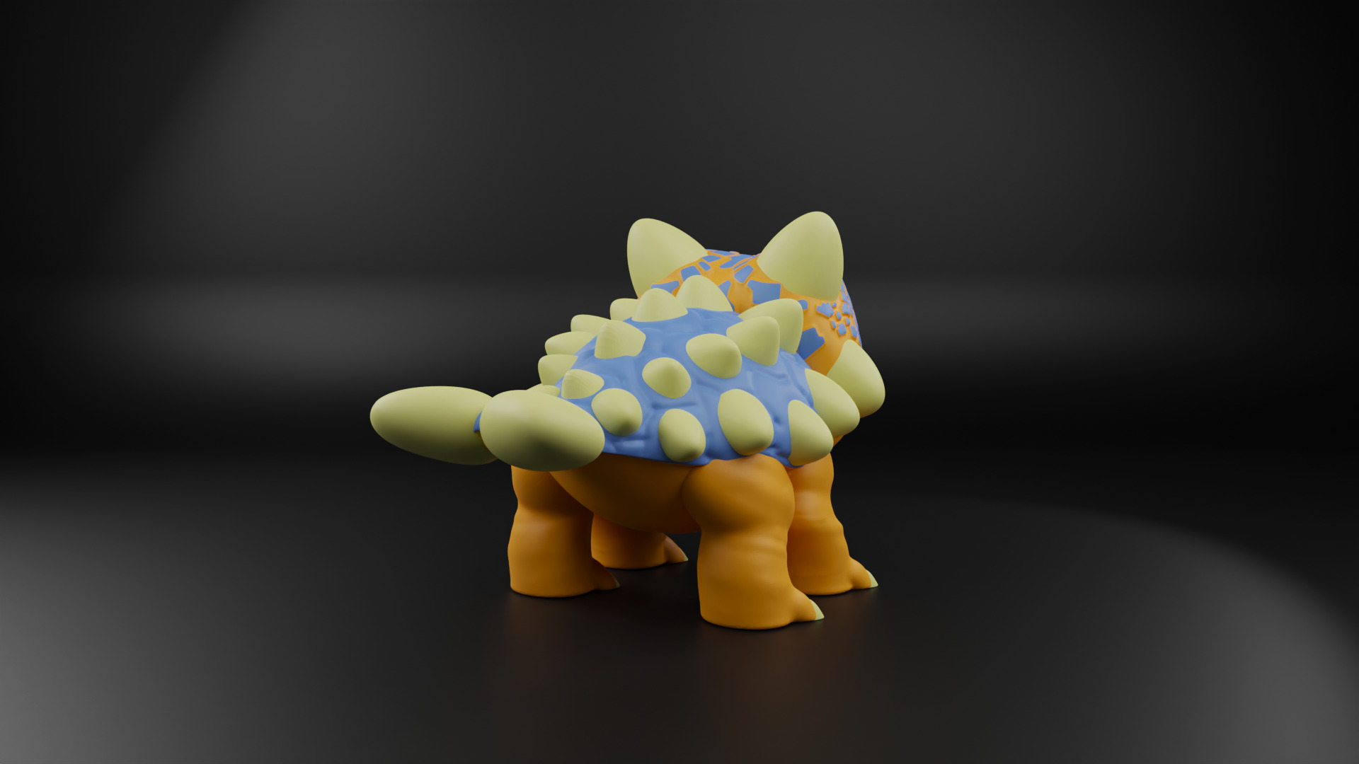 Ankylosaurus funko pop from the Jurassic era 3D print model_11