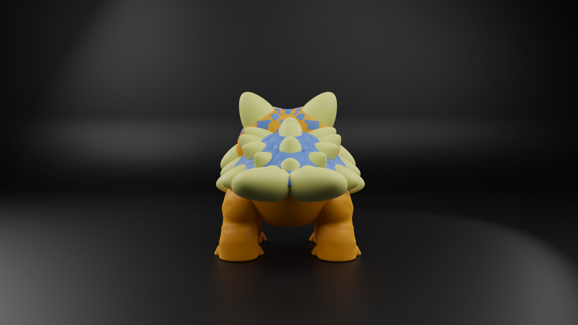 Ankylosaurus funko pop from the Jurassic era 3D print model_12