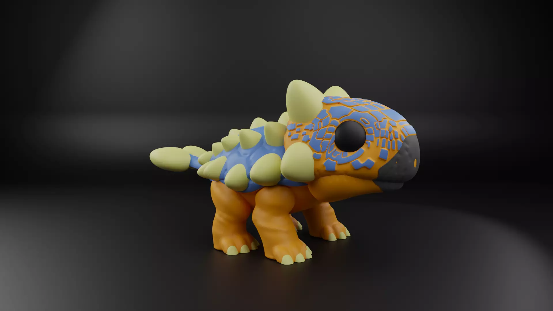 Ankylosaurus funko pop from the Jurassic era 3D print model_0