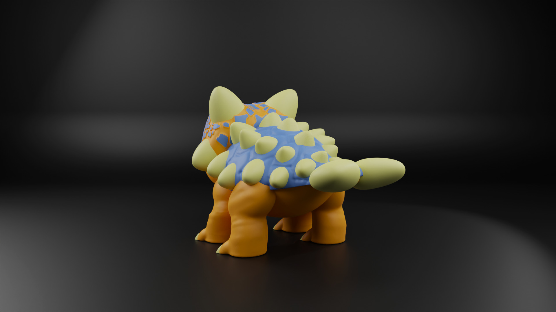 Ankylosaurus funko pop from the Jurassic era 3D print model_13