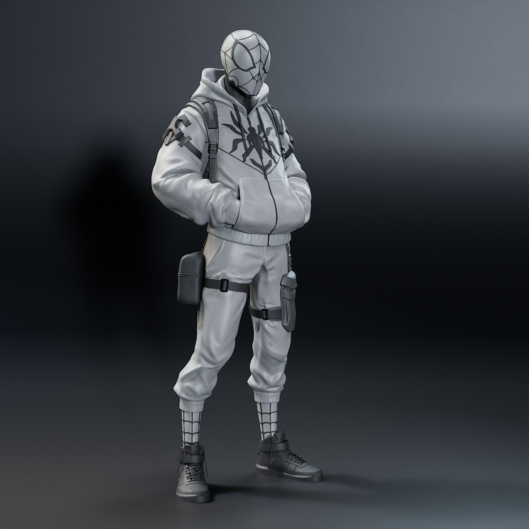 Spiderman Redesign 3D print model_7