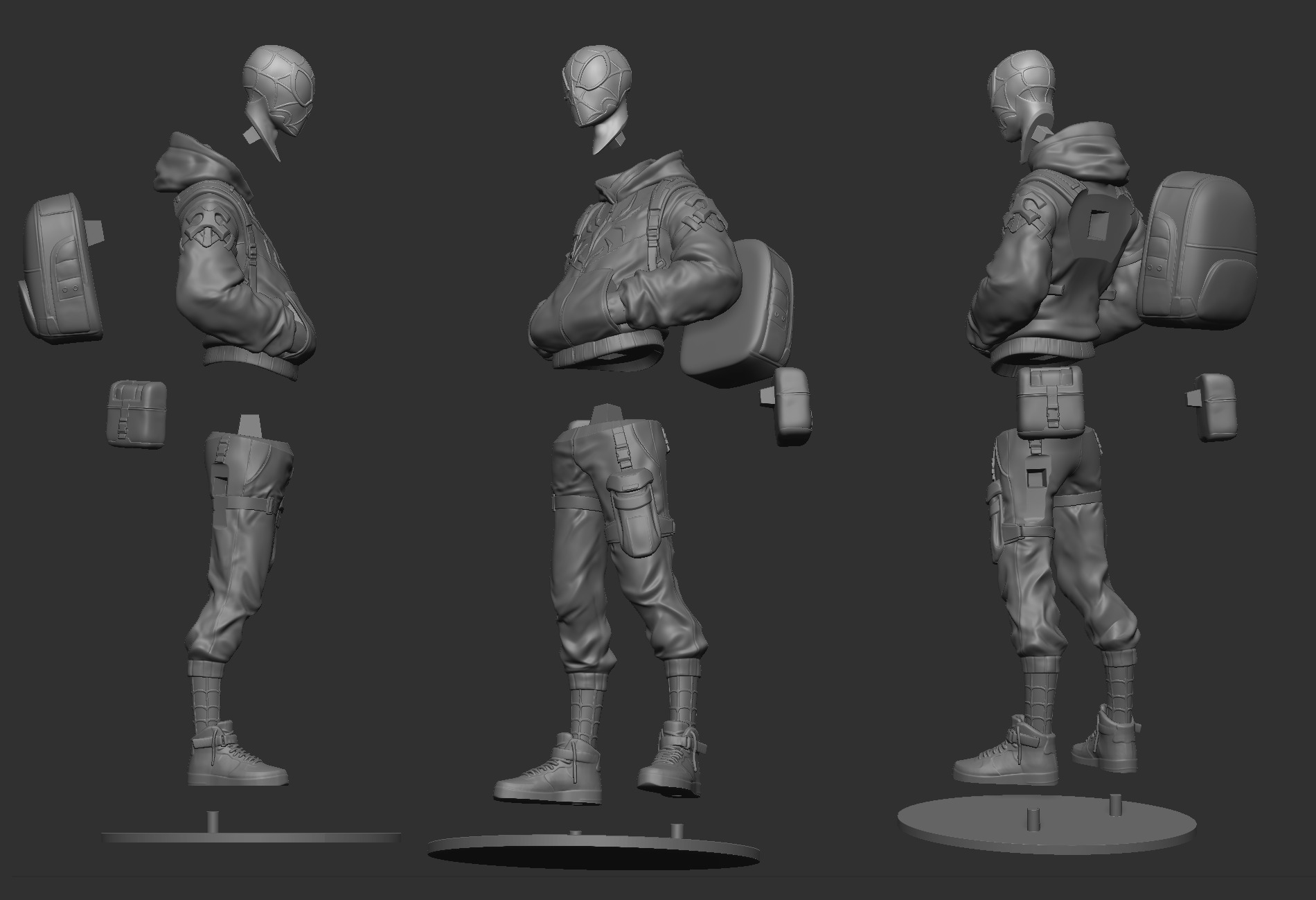 Spiderman Redesign 3D print model_2