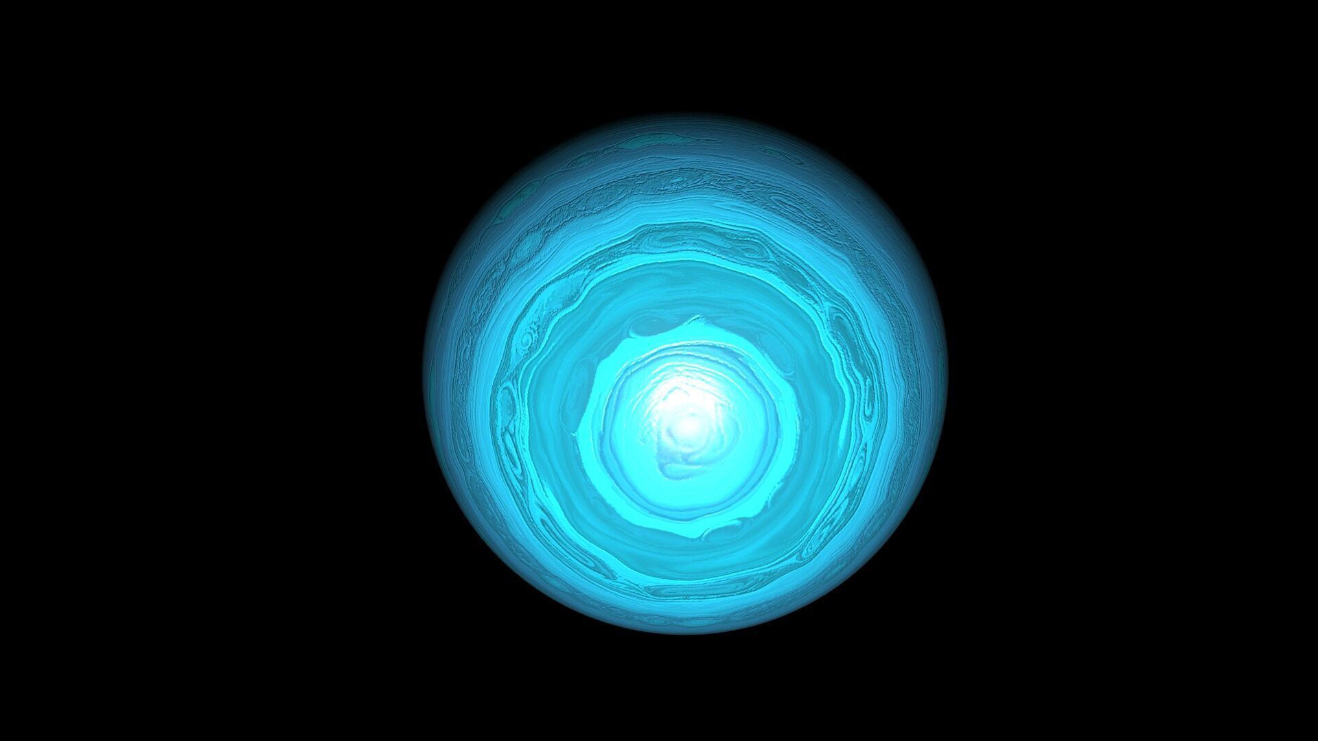 Blue Gas Giant 3D model_10