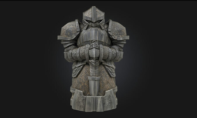 Stone Sentinel  Eternal Guardian of Ancient Grounds 3D model