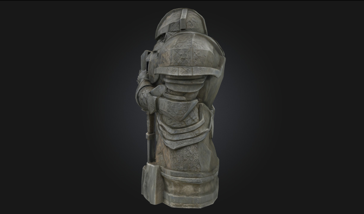 Stone Sentinel  Eternal Guardian of Ancient Grounds 3D model_3