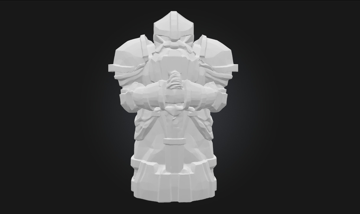 Stone Sentinel  Eternal Guardian of Ancient Grounds 3D model_4