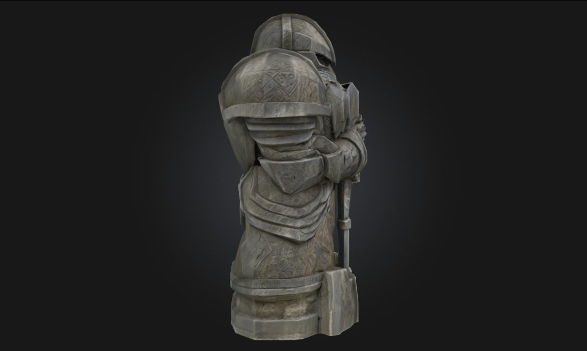Stone Sentinel  Eternal Guardian of Ancient Grounds 3D model_1