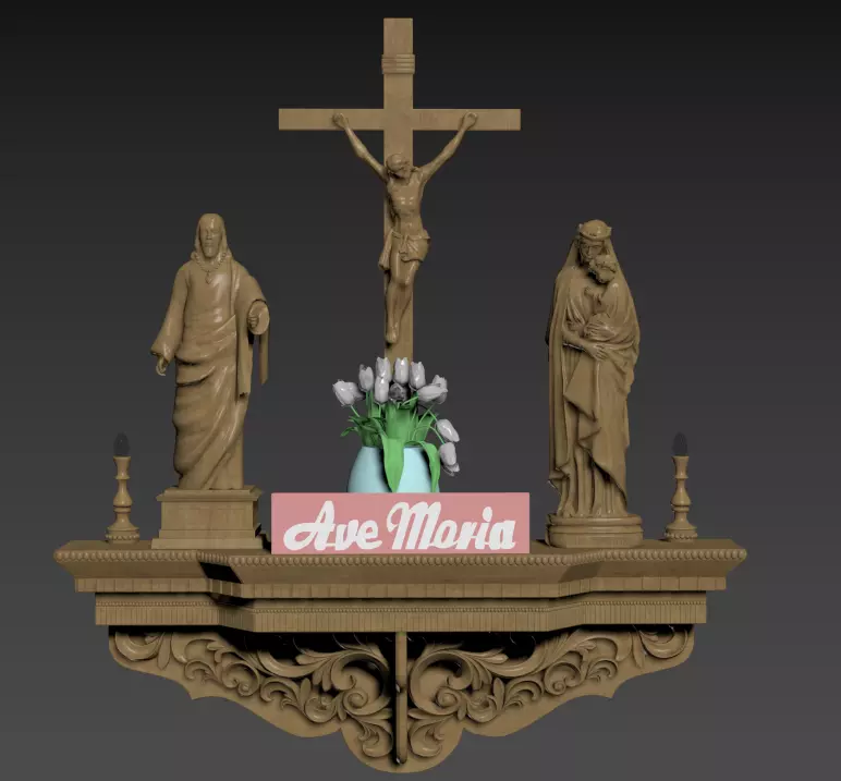 Jesu Maria Free 3D model_0